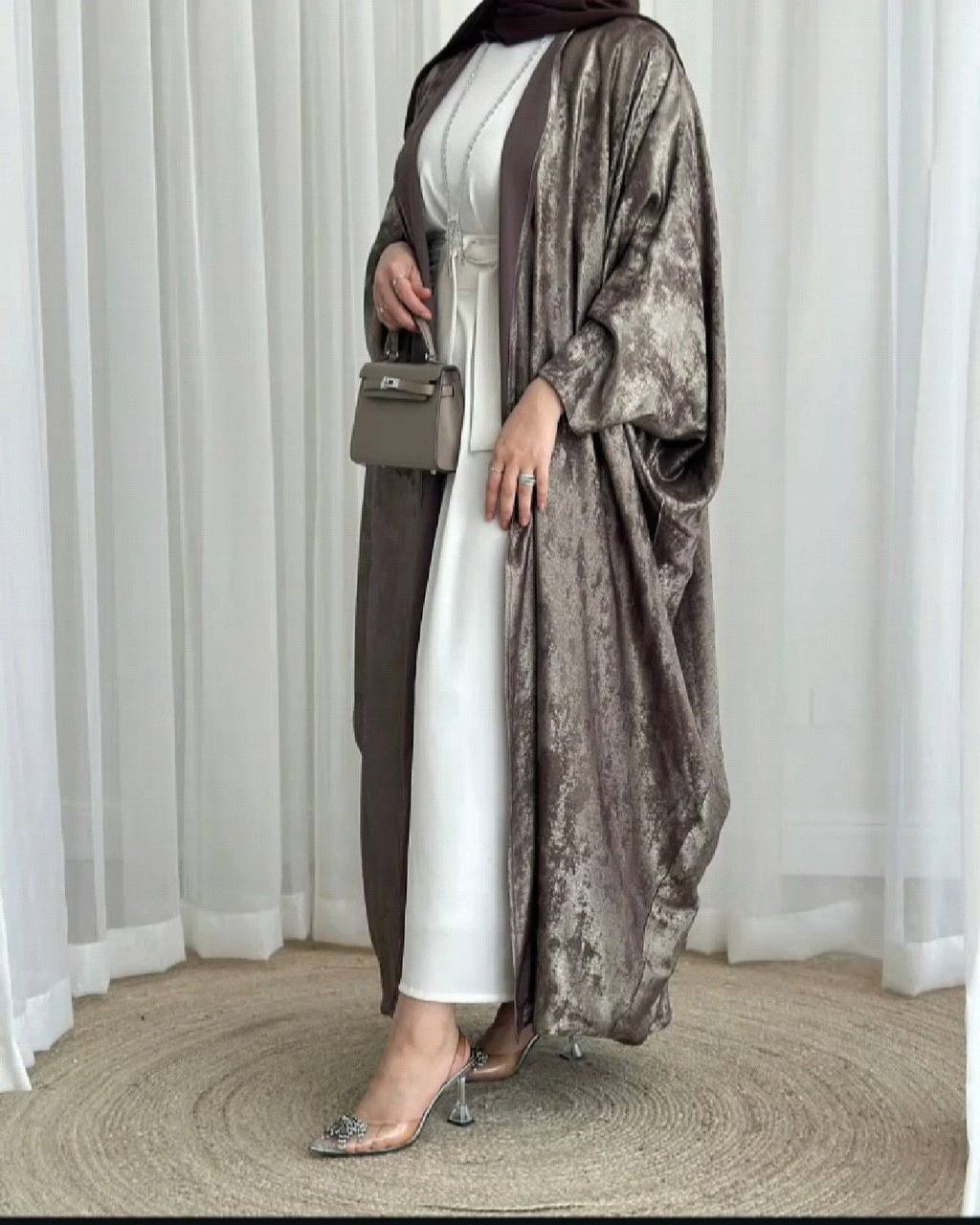 Abaya kimono manches